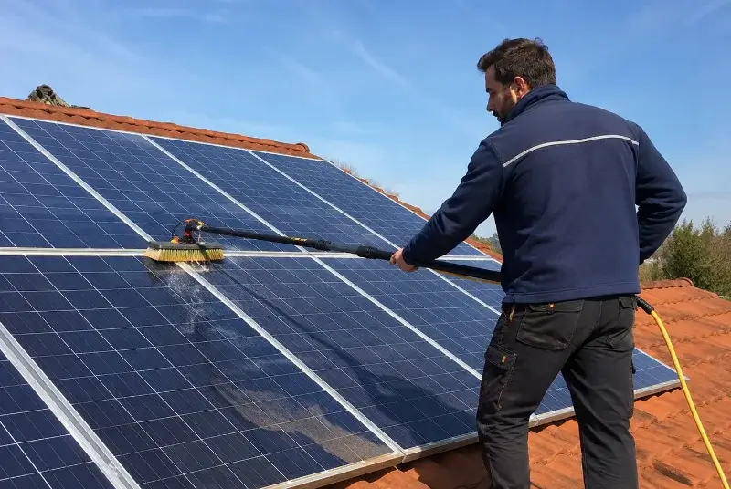 Nettoyage et entretien de panneaux solaires à Saint-Laurent-de-la-Cabrerisse